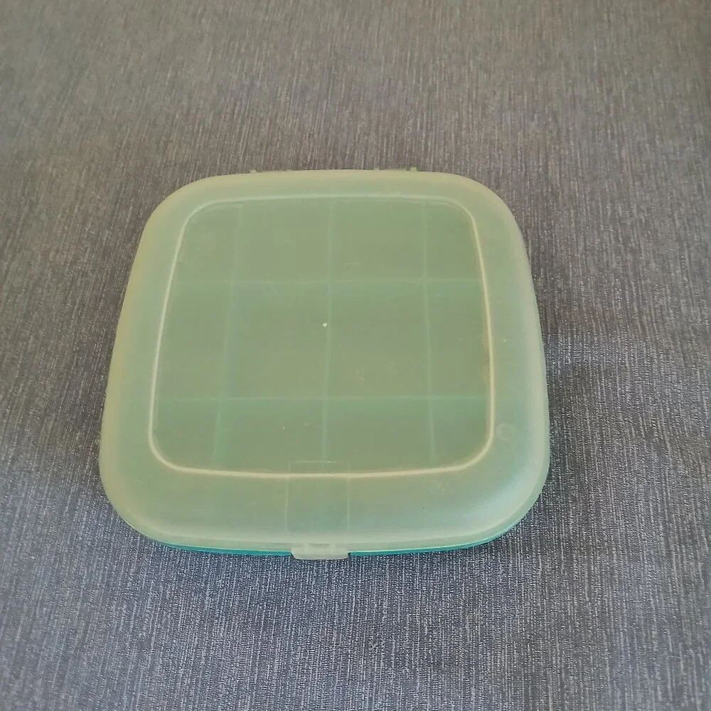 Turquoise 12 Compartment Case Organizers for beads, foamies, Jewelry